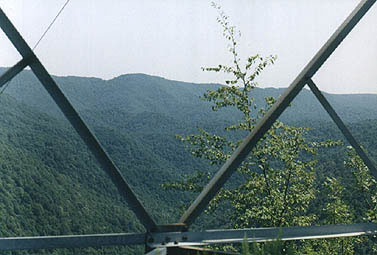A views to the south from the highest point of the mountain in Kazk�y. There is Caycuma-Zonguldak road at the behind of those mountains.