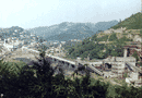 July 26, 2000. A view to Catalagzi town from west direction (to east).