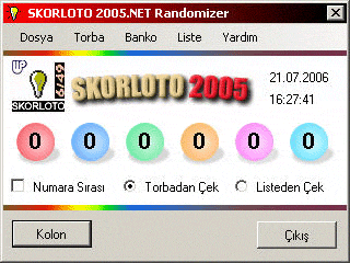 SKORLOTO 2005.NET Randomizer [ Turkish ]