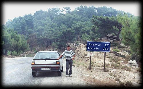 2 Austos 1999 gn Alanya Konakl'daki Angora otelinden Anamur'a doru giderken... Resmi eken: Ertan Tan