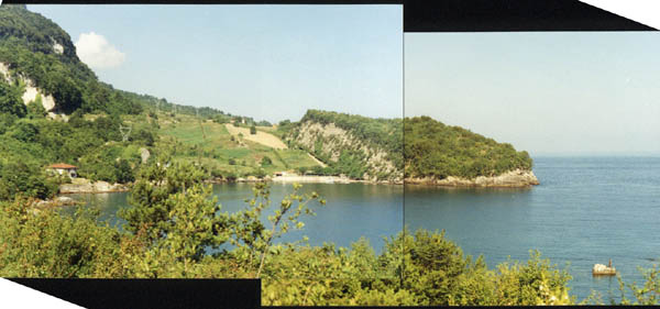View to the west of Gideros [ 13-7-2001 ]
