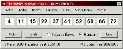 ON NUMARA Uyarlama 3.0 KOMBİNATÖR (2006)
