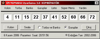 ON NUMARA Uyarlama 3.0 KOMBİNATR (2006)