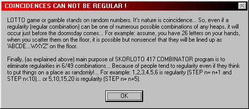 INFO MESSAGE BOX