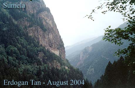 Far view to Sumela Monastery (August 2004)